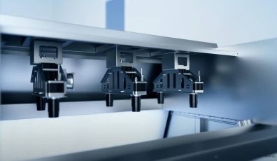 RGB cameras mounted in optical grading machine for optical inspection of carrots and potatoes.